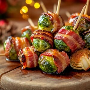 Bacon-Wrapped Brussels Sprouts Recipe