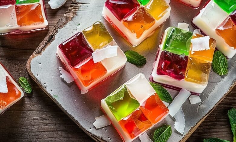 Broken Glass Jelly Squares