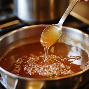 Cook the toffee