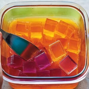 Cut the Gelatin Cubes