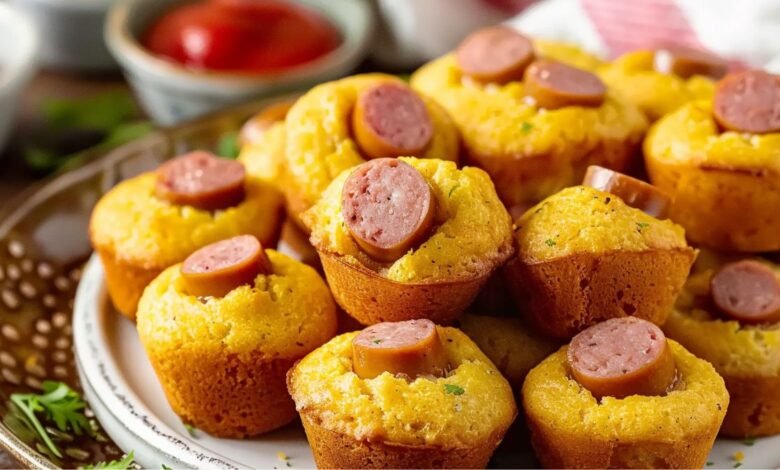 Mini Corn Dog Muffins