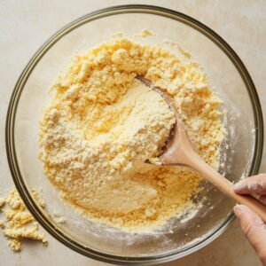 Mini Corn Dog Muffins Prepare the Batter