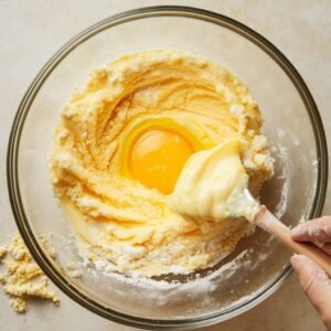 Mini Corn Dog Muffins Whisk the Wet Ingredients