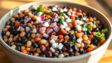 Dense bean salad