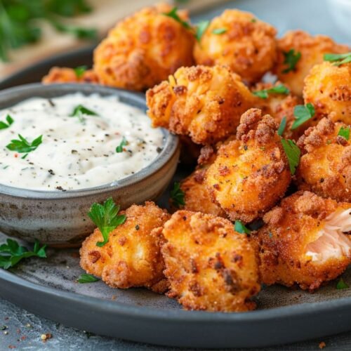 Easy Air Fryer Salmon Bites Recipe