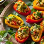 Garbanzo-Stuffed Mini Peppers