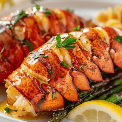 Lobster Tails with Garlic Lemon Butter Sauce Rcipe