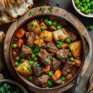 Slow Cooker Beef stew Serve