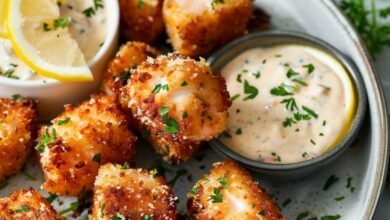 air fryer salmon bites