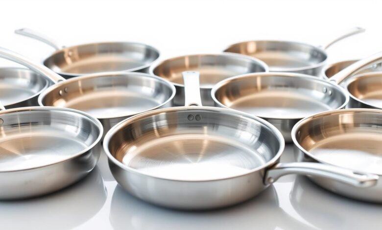 how to clean stainless steel pans