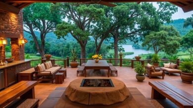 ideas for outdoor cooking area