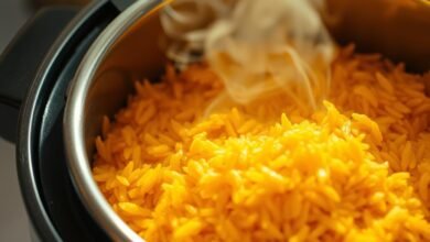 turmeric rice in rice cooker