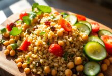 quinoa salad with chickpeas