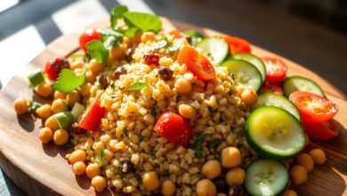 quinoa salad with chickpeas