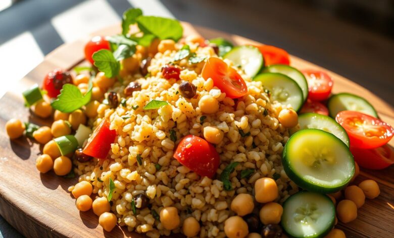 quinoa salad with chickpeas