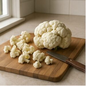 Crispy cauliflower with tahini yogurt sauce — preparation step 2