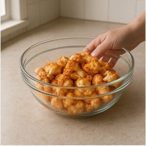 Crispy cauliflower with tahini yogurt sauce — preparation step 3