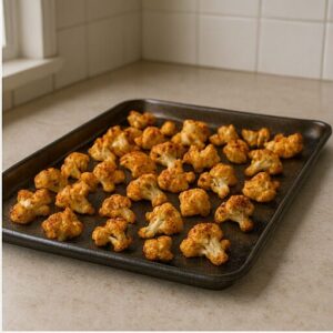 Crispy cauliflower with tahini yogurt sauce — preparation step 4