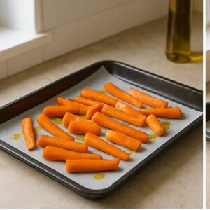 Moroccan lentil and roasted carrot salad — preparation step 2
