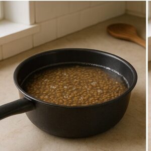 Moroccan lentil and roasted carrot salad — preparation step 5