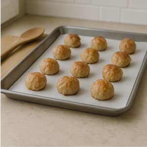 Honey ginger glazed chicken meatballs — preparation step 4