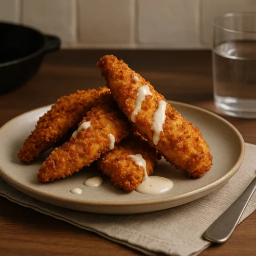 Perfectly Crispy Air Fryer Chicken Tenders: A Step-by-Step Guide 2 Air Fryer Chicken Tender finished dish
