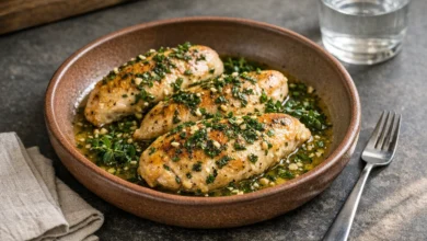 recipes chicken breast finished dish